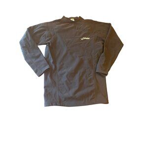 Finis Long Sleeve Black Thermal Swim  Shirt M